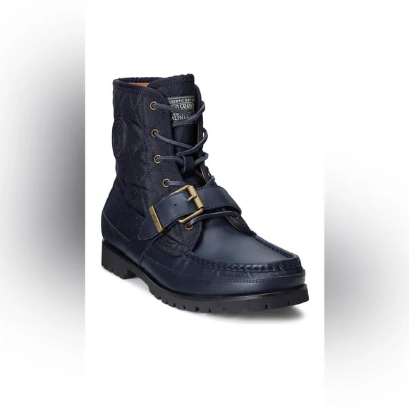 Ranger Leather & Quilted Canvas Boots Polo Ralph Lauren Men main image 2